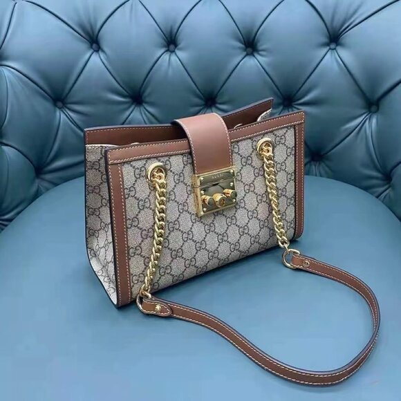 Authentic Gucci with Chain,Shoulder Bag, new include copy of the receipt, small - Picture 9 of 9